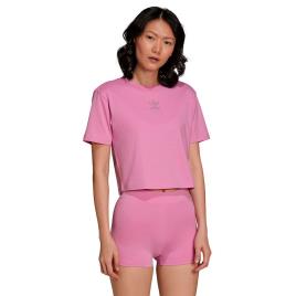 Adidas Originals Camiseta Manga Curta Cropped 38 Bliss Orchid