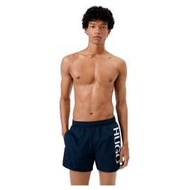 Hugo Calções De Banho Abas L Dark Blue