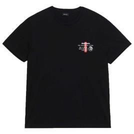 Diesel Camiseta De Manga Curta Diegos L Black