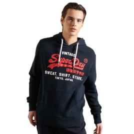 Superdry Capuz Shop Duo Brushback XS Eclipse Navy