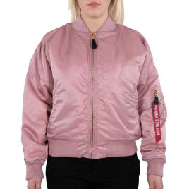 Alpha Industries Casaco De Pele Reversível Ma-1 Os L Silver Pink