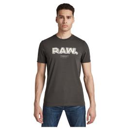 G-star Camiseta Manga Curta Decote Redondo Raw Slim 2XL Cloack