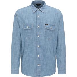 Lee Camisa De Manga Longa Worker L Vintage Indigo
