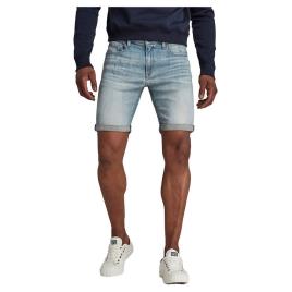G-star Calça Shorts 3301 Slim Short 36 Vintage Nassau Destroyed