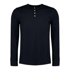Superdry Camiseta De Manga Comprida Lightweighessential Henley L Eclipse Navy