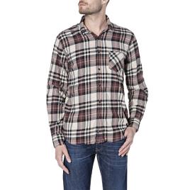 Camisa M4053t.000.52434 S Light Brown / Brown / Black