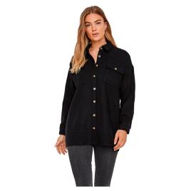 Flanny Shacket Bg XS Black