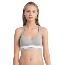 Bralette De Algodão Modern M Grey Heather