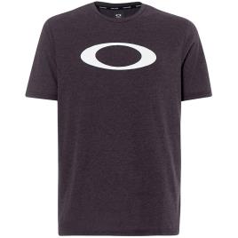 Camiseta De Manga Curta O-bold Ellipse M Blackout Light Heather