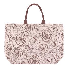 Alças De Algodão Harry Potter Hogwarts One Size Beige