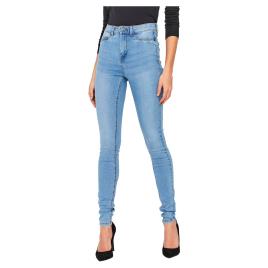 Jeans Magro De Cintura Alta Callie 31 Light Blue Denim