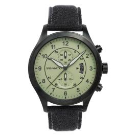 Relógio 1204 Military Pilot One Size Steel Black / Canvas Charcoal