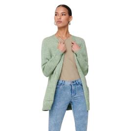 Casaco Lesly Open Knit XS Basil / Melange