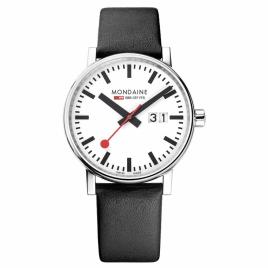 Relógio Evo2 Big 40 mm White / Black Leather