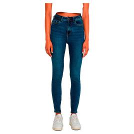 Jeans Cintura Alta Agnes Ankle Vi124mb 28 Medium Blue Denim