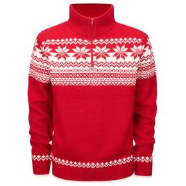 Sweater Pescoço Alto Troyer Norweger 3XL Red