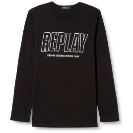 Replay Camisa Sb7060.020.2660 14 Years Black