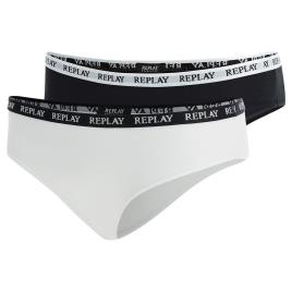 Calcinha Style1 2 Unidades L Black / White