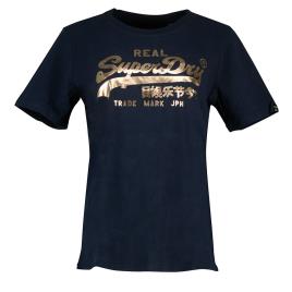 Superdry Camiseta Manga Curta Vintage Logo Boho Sparkle M Eclipse Navy