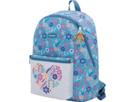 Mochila  Tandem Cuore Azul Claro (33x44x14cm)