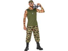 Fato de Homem  Soldado Paramilitar (Tam: )
