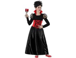 Fato de Menina DISFRAZZES Vampira Clássica (Tam: 3 a 4 anos)