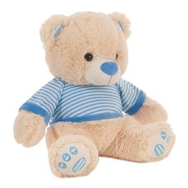 Ursinho Peluche Camisola Azul 80cm
