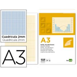 Papel Milimétrico A3 80gr 50 Folhas