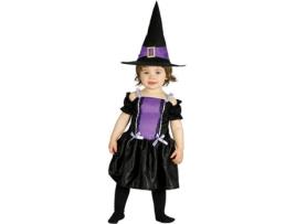 Fato de Bebé  Bruxa Violeta (Tam: 1 a 2 Anos)