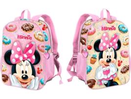 Mochila  Minnie Sweet Disney reversível Rosa (32x25x12cm)