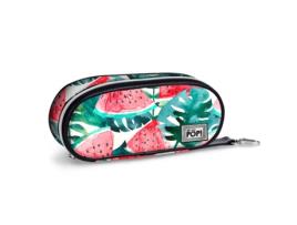Estojo  Melância Oh My Pop Oval (10x21x5cm)