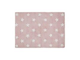 Tapete  Pink Stars White (120 x160 cm)