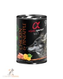 Alpha Spirit Comida Húmida Frango com Abacaxi 400 Gr