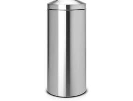 Cesto para Papéis  378621 Inox (Fosco - 6,35 kg - 31,8 x 29,5 x 68,5 cm - Garantia: 10 Anos)