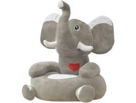 Cadeira Infantil  Peluche Elefante (Cinzento)