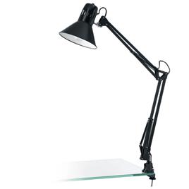 EGLO MY LIGHT MY STYLE Candeeiro de Estirador Firmo, 40 W, Preto Brilhante