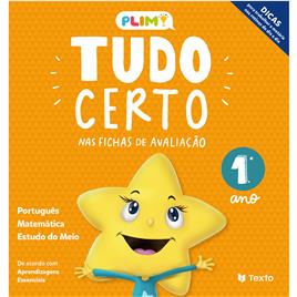 LEYA Livro ‘PLIM! Tudo Certo nas Fichas de Avaliação‘– 1º. Ano