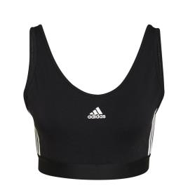 3 Stripes Crop 2XS Black / White