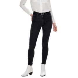 Jeans Power Mid Waist Push Up Skinny Rea3723 L Medium Grey Denim