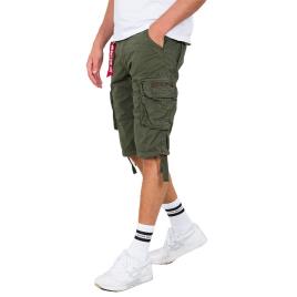 Alpha Industries Calça Shorts Jet 30 Dark Olive