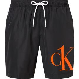 Shorts De Natação Com Cordão Médio L Pvh Black