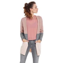 Casaco Queen Knit L Misty Rose / Mgm / Cloud Pink Melange
