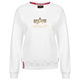 Agasalho New Basic Foil Print XS White / Yellow Gold