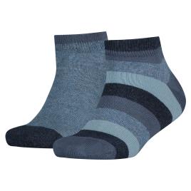 Meias Basic Stripe Quarter 2 Pares EU 23-26 Jeans