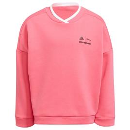 Adidas Suéter Lg Dy Cpo 116 cm Joy Pink / Black