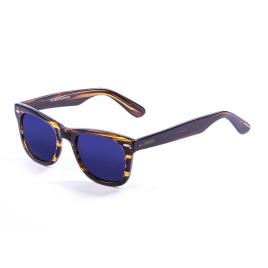 Oculos Escuros Biarritz CAT3 Frame Dark Brown / Revo Blue Lens