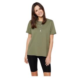 Camiseta De Manga Curta Ria Fold Up Solid XL Deep Lichen Green