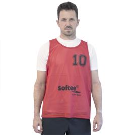 Softee Peto Numerado 11 A 15 5 Unidades Senior Red