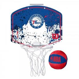 Set Balón Y Mini Canasta Baloncesto Team Mini Hoop Nba 76ers One Size Multicolour