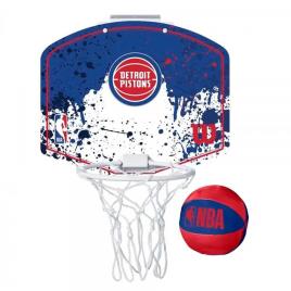 Set Balón Y Mini Canasta Baloncesto Team Mini Hoop Nba Pistons One Size Multicolour